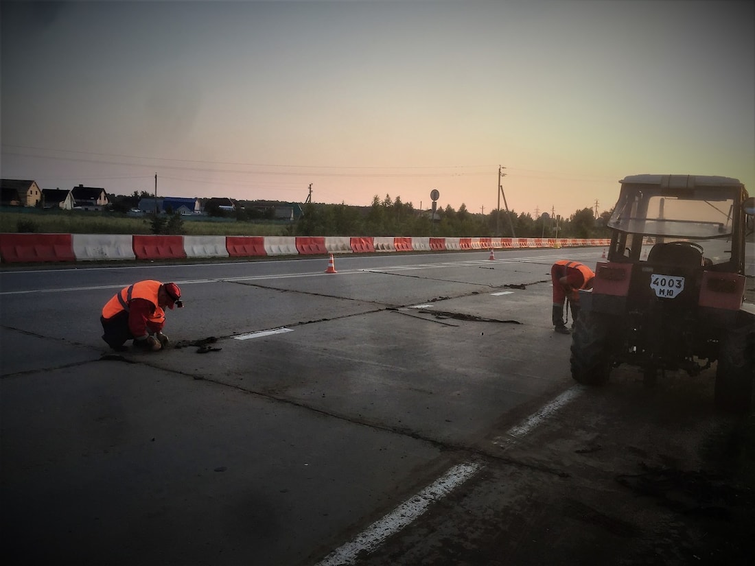 очистка деформационных швов