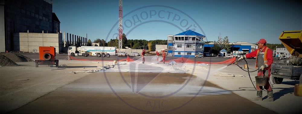 Замена плит в аэродромных покрытиях в короткие сроки с восстановлением бетонного основания